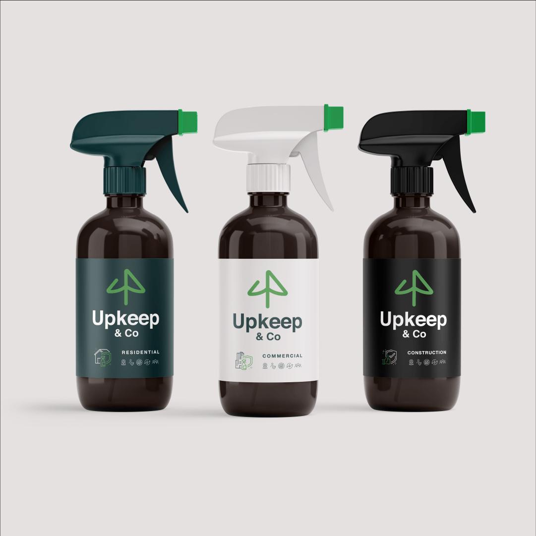 Upkeep and Co Spray Bottles Cover