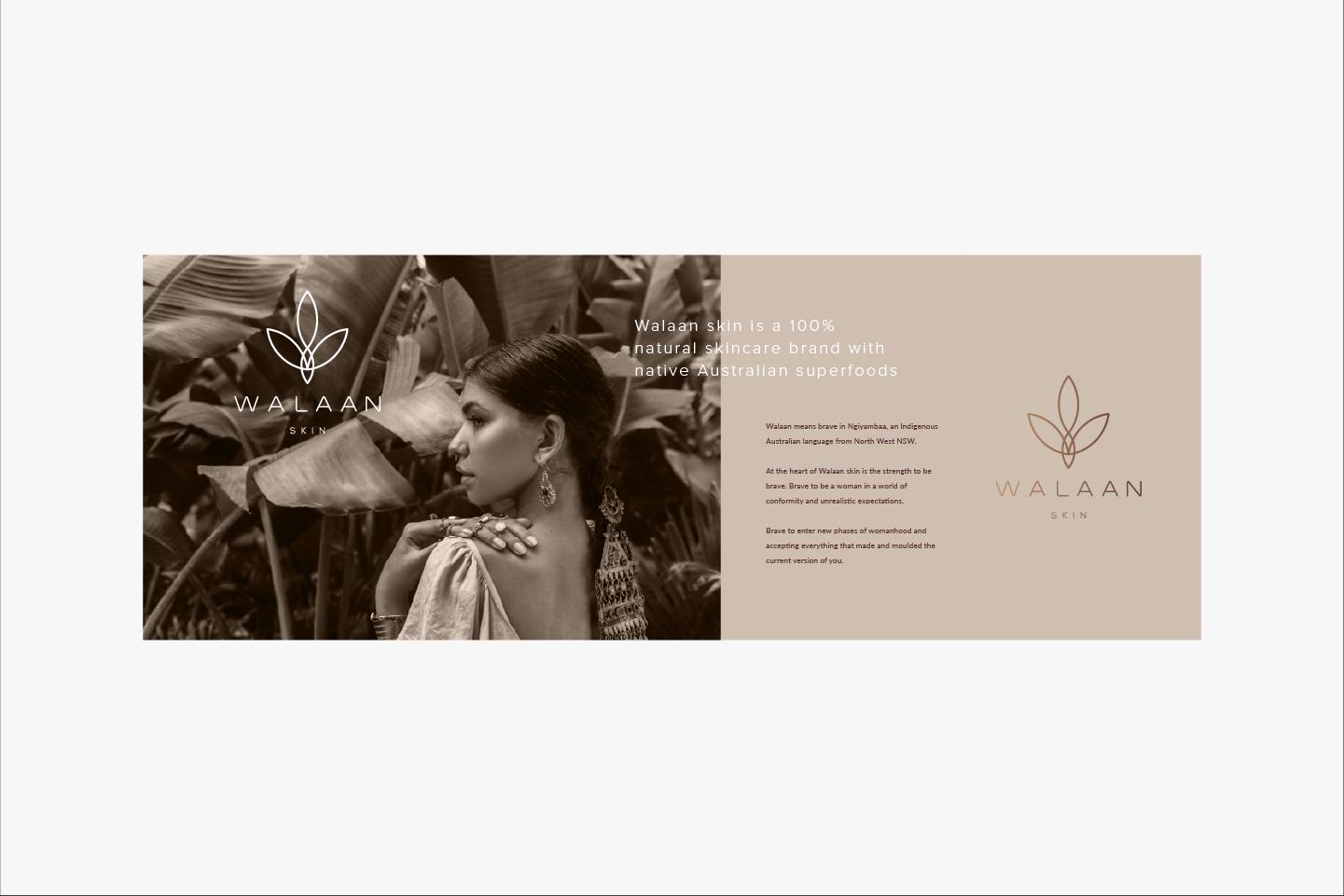 Walaan Skin Brand Colours & Typography